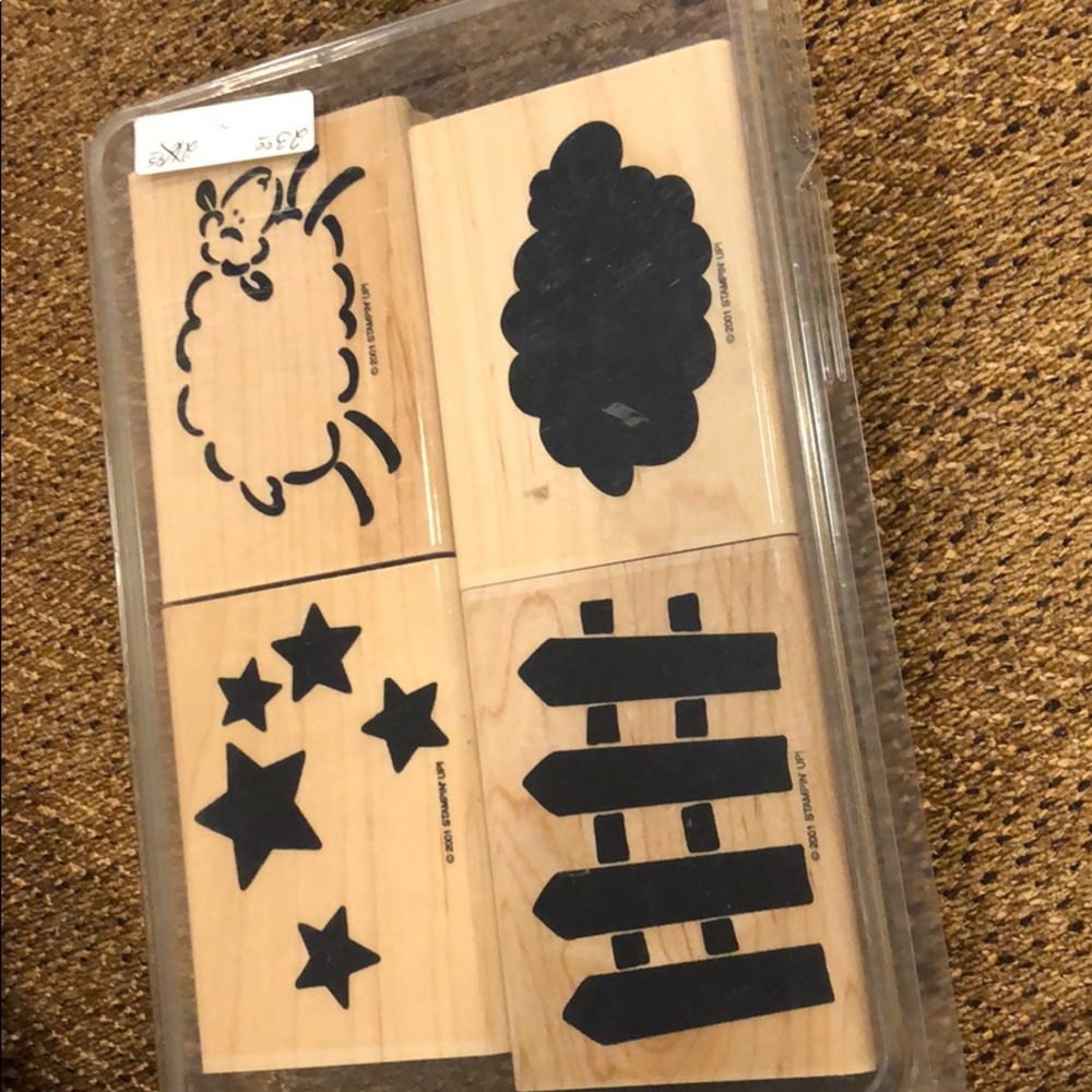 Stampin Up Rubber Stamps Counting Sheep